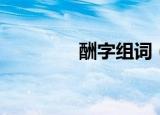 酬字组词（酬字怎么组词）