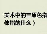 美术中的三原色指的什么（美术中的三原色具体指的什么）