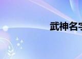 武神名字（武神名字）