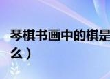 琴棋书画中的棋是指什么（琴棋书画分别指什么）