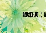 鲫组词（鲫可以组什么词）