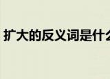 扩大的反义词是什么（扩大意思相反的词语）