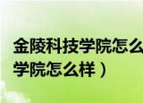 金陵科技学院怎么样有什么好专业（金陵科技学院怎么样）
