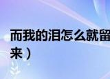 而我的泪怎么就留下来（而我的泪怎么就流下来）