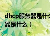dhcp服务器是什么意思怎么设置（dhcp服务器是什么）
