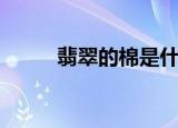 翡翠的棉是什么（什么是翡翠棉）