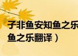 子非鱼安知鱼之乐的意思是什么（子非鱼安知鱼之乐翻译）
