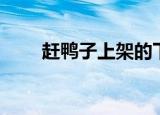赶鸭子上架的下一句（是什么意思）