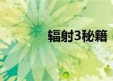 辐射3秘籍（辐射3玩家技巧）
