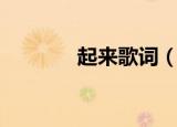 起来歌词（起来的歌曲简介）