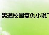 黑道校园复仇小说下载（黑道校园复仇小说）