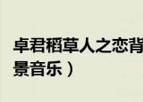 卓君稻草人之恋背景音乐（卓君稻草人之恋背景音乐）
