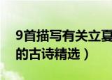 9首描写有关立夏的古诗（9首描写有关立夏的古诗精选）