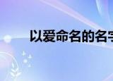 以爱命名的名字（以爱命名的童话）
