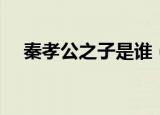 秦孝公之子是谁（快来这里科普知识了）