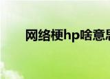 网络梗hp啥意思（网络梗hp的意思）