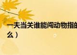 一夫当关谁能闯动物指的是什么（一夫当关谁能闯动物是什么）