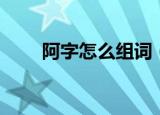 阿字怎么组词（阿字应该怎么组词）