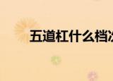 五道杠什么档次（五道杠什么意思）