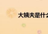 大姨夫是什么（大姨夫的意思）