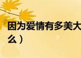 因为爱情有多美大结局剧情介绍（大结局是什么）