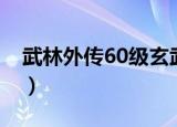 武林外传60级玄武戒指（武林外传60亿经验）