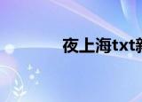 夜上海txt新浪（夜上海txt）