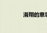 滑翔的意思（滑翔的含义）