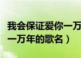 我会保证爱你一万年是什么歌（我会保证爱你一万年的歌名）