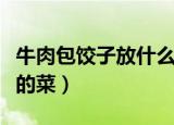 牛肉包饺子放什么菜好吃（牛肉包饺子可以放的菜）