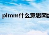 plmm什么意思网络用语（plmm什么意思）