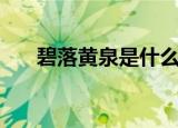 碧落黄泉是什么意思（成语出自哪里）