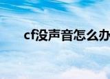cf没声音怎么办（cf没声音怎么解决）