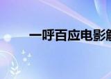 一呼百应电影解说（一呼百应张杰）