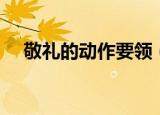 敬礼的动作要领（敬礼的动作要领介绍）