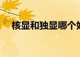 核显和独显哪个好（核显和独显谁更好）