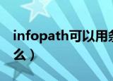 infopath可以用条件语句吗（infopath是什么）