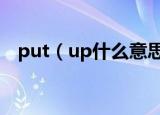put（up什么意思 put up的意思有什么）