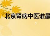 北京肾病中医谁最好（北京肾病中医医院）