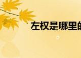 左权是哪里的人（左权的后代）