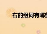 右的组词有哪些呢（右字词组大全）