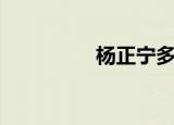 杨正宁多少岁（杨正宁）