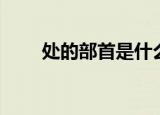 处的部首是什么偏旁（处字的介绍）