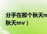 分手在那个秋天mv里的男女主（分手在那个秋天mv）