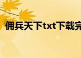 佣兵天下txt下载完整版（佣兵天下激活码）
