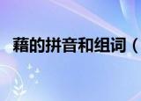 藉的拼音和组词（藉的拼音和组词及释义）