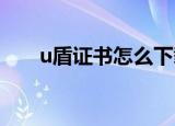 u盾证书怎么下载（推荐这两种方法）
