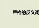 严格的反义词（有这些了解一下）