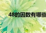 48的因数有哪些（48的因数是什么呢）