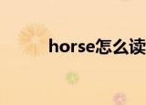 horse怎么读（它的用法是什么）